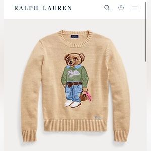 NWT Polo Ralph Lauren New Orleans Polo Bear Sweater